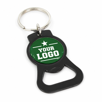 Porte-clés en alliage de zinc avec logo personnalisé, ouvre-bouteille en métal émaillé 3D/2D, porte-clés ouvre-bouteille personnalisé pour bar