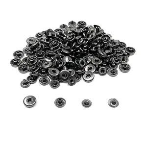 8 mm Snap Buttons Rivet Sewing Repair Silver/Golden/Black/Bronze Metal Snap Fastener Clasp Clothing Leather Rivets Belt buckle