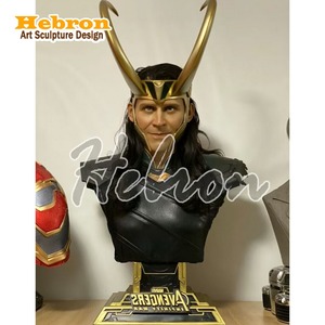 Statua in Resina di Loki e <span class=keywords><strong>Thor</strong></span> Marvel, Nuova Decorazione Creativa per Scrivania e Casa, Vendita all'Ingrosso 2025 - Product Image 2