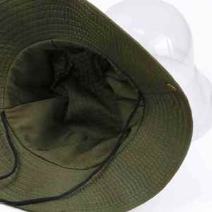 หมวกบอนนี่ตาข่ายปีกกว้างกันลมพร้อมเชือกผูก สำหรับผู้ชาย แฟชั่นใหม่ คุณภาพสูง รับทำโลโก้ตามสั่ง ขายส่ง - Product Image 6