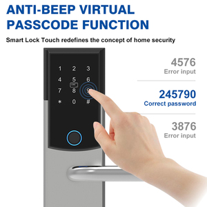 Ttlock ứng dụng điều khiển từ xa vân tay mật khẩu thẻ cơ khí chìa khóa mở khóa Tương thích với <span class=keywords><strong>Google</strong></span> nhà Thiết bị khóa cửa nhà - Product Image 3