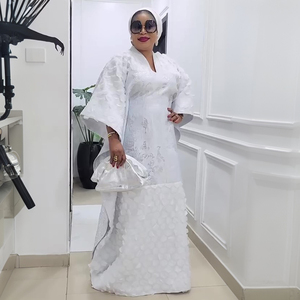 knee length dresses for ladies White Irene African Print Dress - African Clothing