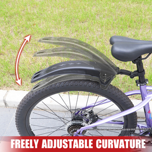 ZUKKA garde-boue en plastique 26 ''avec bavettes souples ensemble d'ailes de vtt bicolore - Product Image 4