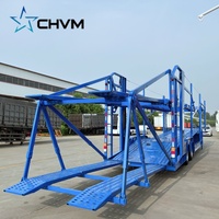 Fournisseur de la Chine 8 voitures 2 essieux double pont Auto Hauler voiture transporteur remorque Hauler Semi remorque à vendre