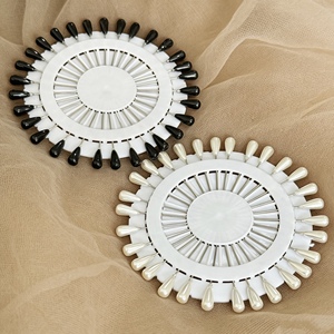 Épingles à <span class=keywords><strong>hijab</strong></span> en forme de goutte d'eau, pinces de fixation colorées, foulards, hijabs, aiguilles de fixation, broches, colliers, etc. 30 pièces - Product Image 2