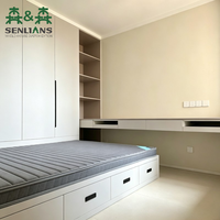 Armoire SLS sans joint avec petite table, choix du designer, esthétique personnalisable, taille adaptable, matériaux écologiques, directement de l'usine