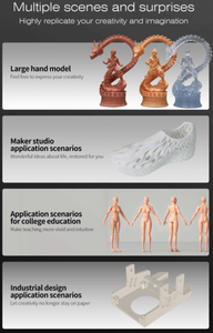 Para Impresora 3D Piocreat C01 14K LCD de 10.1 Pulgadas, Impresión Ultra HD 14K, Impresión Rápida, Eje Z Estable, 223*126*200mm, Fuente de Luz Integrada, Nueva - Product Image 5