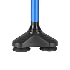 Aluminum Alloy <b>Walking</b> <b>Stick</b> Folding Telescopic Four Legged Non Slip For Elderly People - Product Image 3