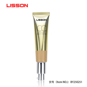 Tubo de bomba de presión sin aire para el cuidado de la piel, crema BB, crema CC, base, cosmético, 30g - Product Image 3