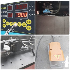 Automatic Hydraulic <b>Pipe</b> Bender <b>38mm</b> Electric Manual Copper Tube Bending Machine With Digital Control Panel - Product Image 5