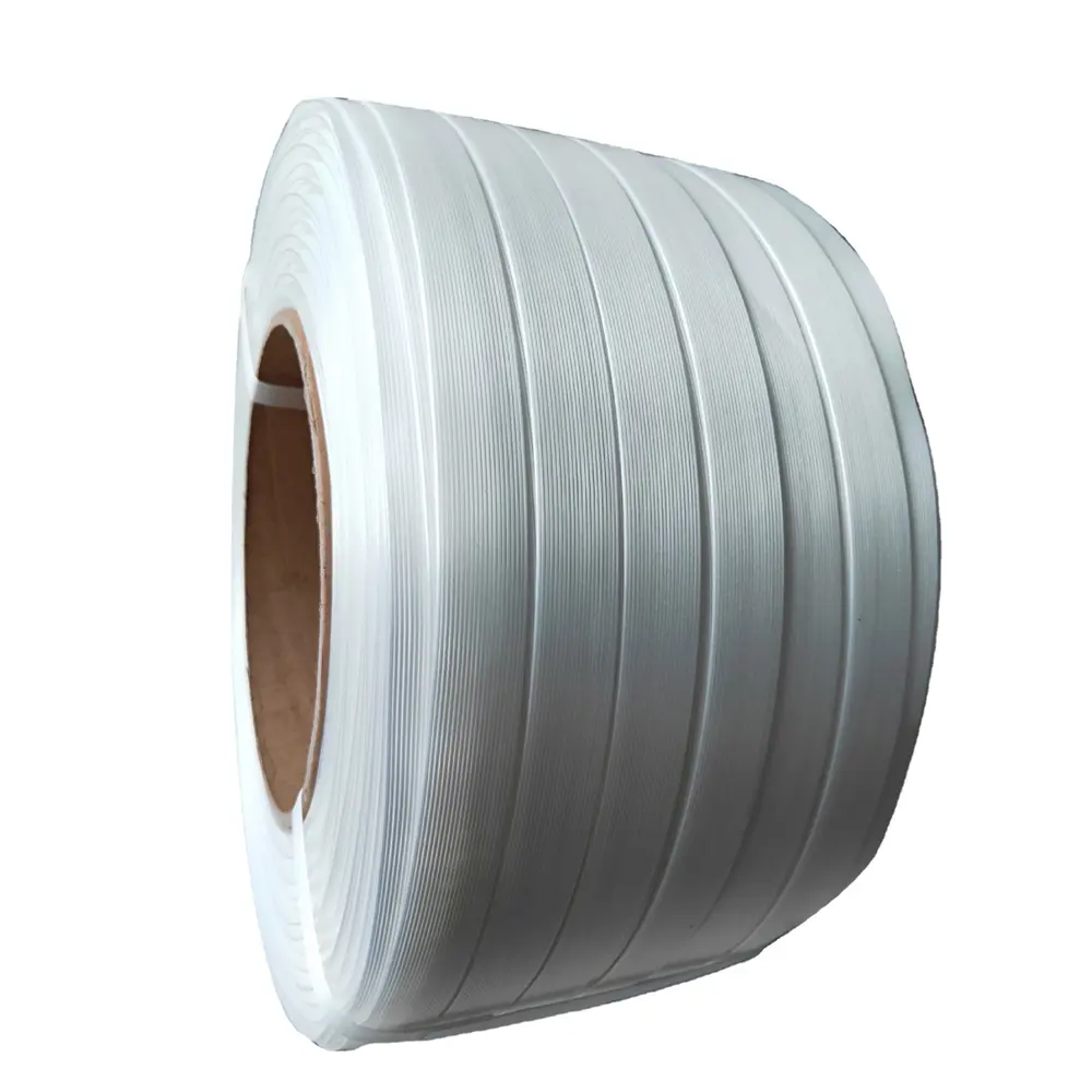 19mm 25mm 32mm heavy duty plastic box strapping pet strap roll woven composite cord strap for carton packing