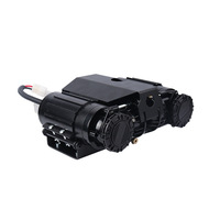 Pompe à air métallique modifiée haute puissance 13,8 V à barres parallèles, portable, pour installation de pneus, utilisation hors route avec blocage de différentiel