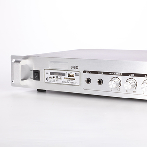 Amplificatore di Classe D JBHKJ J12D 120W Alimentato a Corrente Alternata per Sistemi di Diffusione Sonora 70V/100V con USB FM Microfono Canale Singolo - Product Image 1