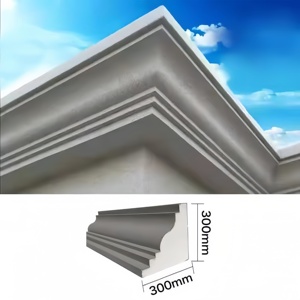 JUNVISTA SL-04 Moulures de fenêtre en mousse de polystyrène, garnitures de ceinture, finitions de bordure, sculptures extérieures contemporaines en relief - Product Image 4