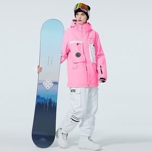 Combinaisons de ski et de snowboard pour femmes, hommes et unisexes, hiver, extérieur, respirantes, imperméables, coupe-vent, durables, chaudes, épaisses, nouveau style - Product Image 3