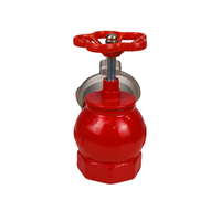 Hydrant d'incendie/vanne d'angle pour incendie, connecteur de type russe Dn50/dn65
