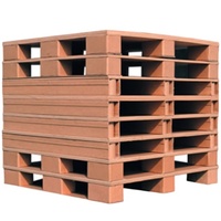 Palette en papier ondulé robuste Style européen à face unique Remplacement haute capacité d'entrée à 4 voies pour palettes en plastique en bois