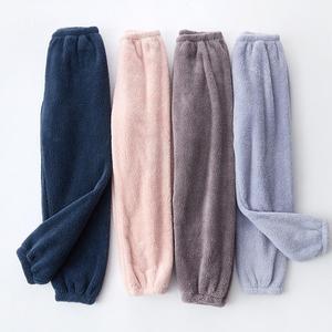 Bas de sommeil en peluche long pour hommes et femmes-Style <span class=keywords><strong>paresseux</strong></span>, idéal pour le couple, super chaud et assorti, poignets élastiques - Product Image 1