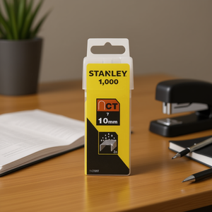 Grapas Stanley de 10 mm Tipo 7 con Recubrimiento de Zinc, Paquete de 1000 - Product Image 3