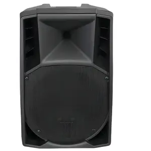 Classic dj 15 inch empty plastic speaker cabinet box cheap sound equipment bluetooth speaker waterproof shell enclosure