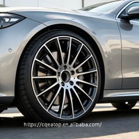 Nouvelle jante arrière en alliage d'aluminium EATOP pour Mercedes Classe S 9J/9.5J Largeur Design multi-rayons Finition gris canon