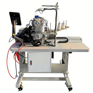 <span class=keywords><strong>Machine</strong></span> <span class=keywords><strong>à</strong></span> <span class=keywords><strong>coudre</strong></span> industrielle entièrement automatique programmable <span class=keywords><strong>à</strong></span> lit plat pour ourlets <span class=keywords><strong>de</strong></span> sous-vêtements, haute productivité - Product Image 4