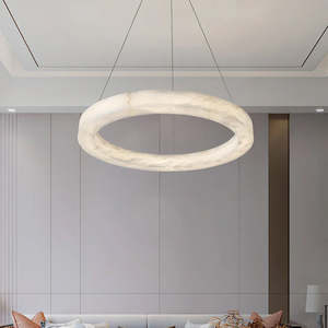 Lámpara de Techo de <span class=keywords><strong>Estilo</strong></span> Nórdico para Sala de Estar, Lámpara de Techo Redonda de Lujo para <span class=keywords><strong>Comedor</strong></span> y Dormitorio, Lámpara LED Decorativa - Product Image 2
