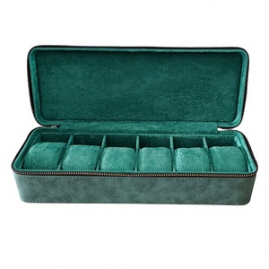 Estuche de Cuero de Alta Calidad para 5 Relojes, Directo de Fábrica, con Tapa, Ideal para Exhibir Colecciones de Relojes - Product Image 2