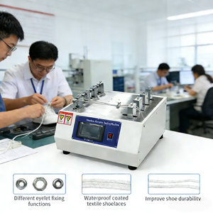 SATRA TM93 <span class=keywords><strong>Machine</strong></span> de <span class=keywords><strong>test</strong></span> de résistance à l'abrasion des œillets et lacets de chaussures - Product Image 1