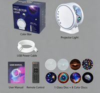 Nouvelle lampe de projection HD ciel étoilé, lampe d'ambiance pour chambre à coucher, veilleuse créative avec télécommande