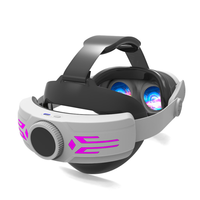Tête de charge réglable de haute qualité avec plage de 12000mAh pour tête d'accessoire Meta Quest 3 VR