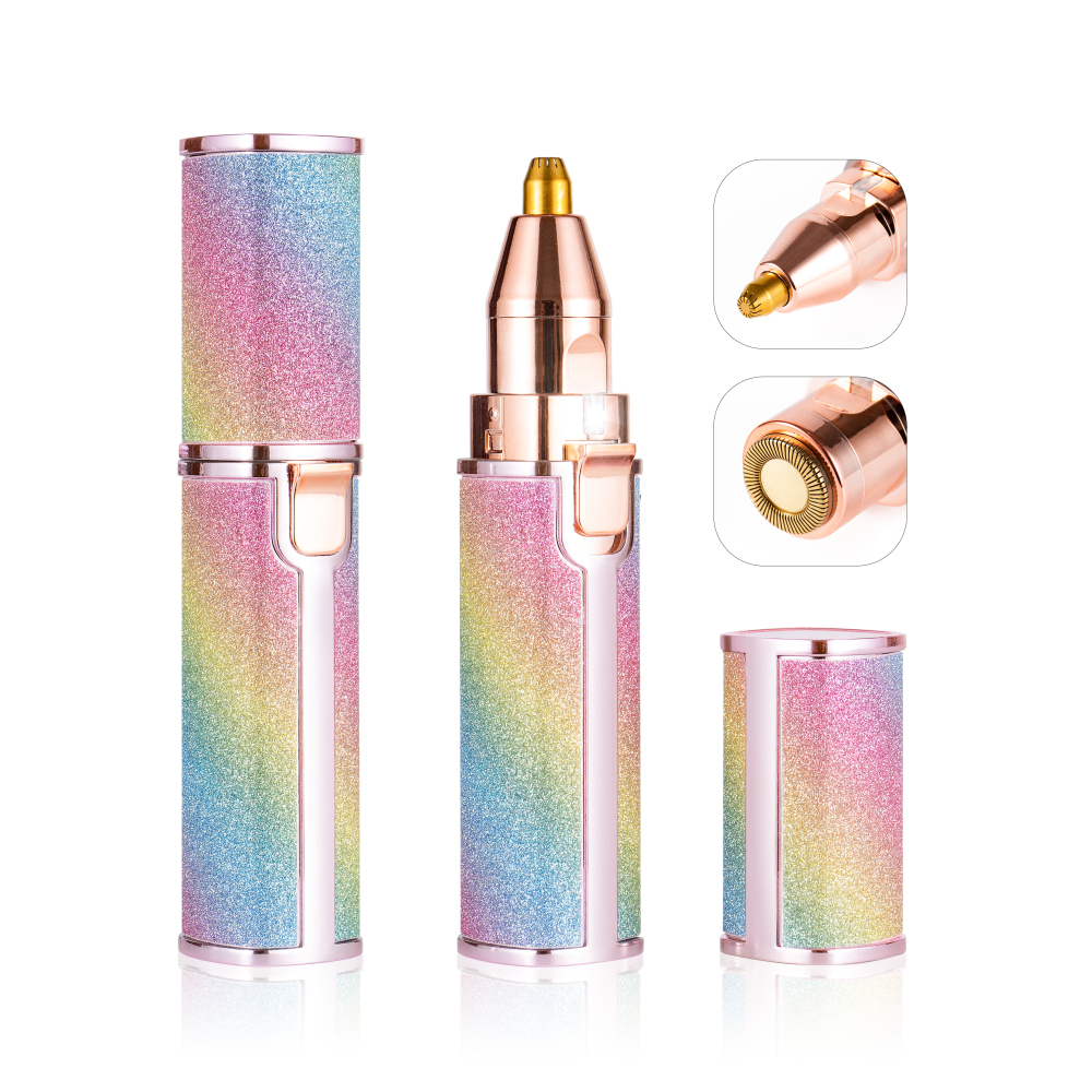 Электрическая бритва для бровей, безболезненная Бритва для бровей, удаление волос, Аккумуляторный триммер для бровей