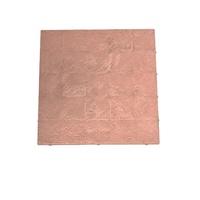 Plateau carré en plastique au design classique pour pot de fleurs, finition texture pierre, 41x41cm, protection de sol de jardin, base de jardinière, tapis de présentation pour patio