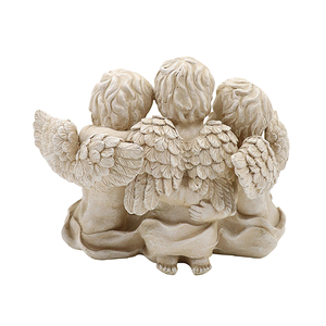 Statua di Angelo in Resina Bianca Stile Vintage Europeo, Angelo Bambino in Stile Americano per Decorazioni e Oggetti Scenografici Natalizi - Product Image 5