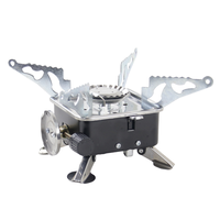 Kit de cuisinière à gaz propane butane léger portable de haute qualité sans danger pour le camping en plein air à usage domestique livré avec une boîte en plastique