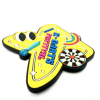Aimant promotionnel taille personnalisée et logo forme de la vie marine faisant la machine aimants de réfrigérateur en PVC en caoutchouc souple mignon pour souvenirs