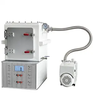 500 degree High Temperature Hot Vacuum Box hydraulic Press for Lab