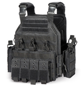 1000D 涤纶 Molle 多功能带扣快速释放战术背心防弹板背带，适用于 10*12 英寸防弹板 - Product Image 4