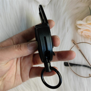 100cm cross-border stretch nylon rope heavy-duty easy-pull buckle anti-fall buckle with back clip for outdoor <b>keys</b>, in stock. - Product Image 2