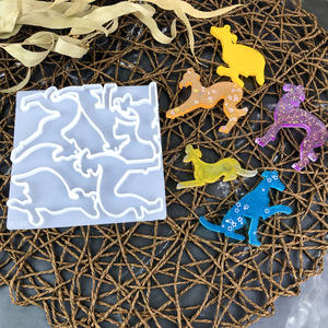 Moule de moulage en résine de silicone fait main Kingnoo, forme irrégulière, 1 pièce, style DIY, ornements décoratifs, outils de pâtisserie, en stock Hebei - Product Image 5