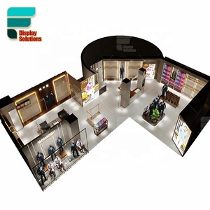 Kệ Trưng Bày Quần Áo Cửa Hàng Trang Phục Công Sở Màu Vàng Trưng Bày Mẫu Trang Phục Nữ - Product Image 2