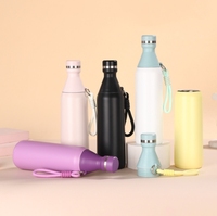 Kreative Modulare Edelstahl Doppelwandige Isolierte Sport-Wasserflasche für Outdoor-Wandern Camping - Valentinstag Neujahr