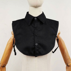 <span class=keywords><strong>Camicia</strong></span> Formale in Maglia con Colletto in Cotone per Uomo e <span class=keywords><strong>Donna</strong></span> 2025, Bottoni, Tinta Unita Nero e Bianco, Versatile per Business - Product Image 4