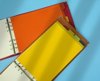 Cahier personnalisé Big Brain Storm A4 B5 Taille en cuir PU à feuilles mobiles sans bois planificateur en papier Journal Journal imprimé Style Office