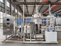 Mini machine d'usine de pasteurisateur de yaourt et de boisson de capacité élevée pour le traitement de lait