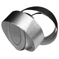 Échantillon gratuit cvc et ignifugé super fort joint butyle caoutchouc industriel renforcé fibre de verre feuille d'aluminium ruban