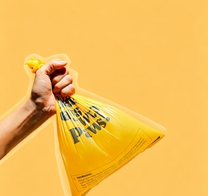 Dog Waste Bag Silicone Storage Capsule Outdoor Use Thickened Version Portable Waste Pickup Bag Dog Walking - Product Image 6