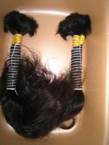 Cabello humano a granel, el mejor producto, donador único, no mezcla cabello virgen a granel de la india - Product Image 6