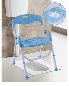 Silla de Ducha Plegable de Aleación de Aluminio con Diseño Antideslizante, Portátil, Sin Necesidad de Perforación, Incluye Equipo de Seguridad para Inodoro XUNYU - Product Image 6