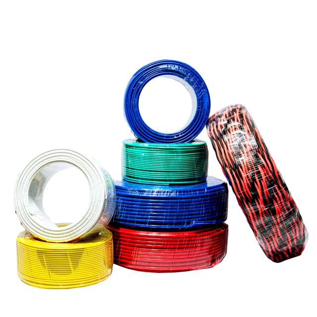 High Quality Single Core PVC Insulated House Wire Power Cable H07V-U H07V-R K 1.5mm 2.5mm 4mm Stranded Pure Copper Rolls
